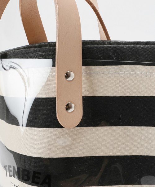 TEMBEA（テンベア）の「【TEMBEA /テンベア】WEB限定 JS別注ボーダー柄 トート（トートバッグ・レディース・ブラック/レッド・FREE）」の16枚目の写真