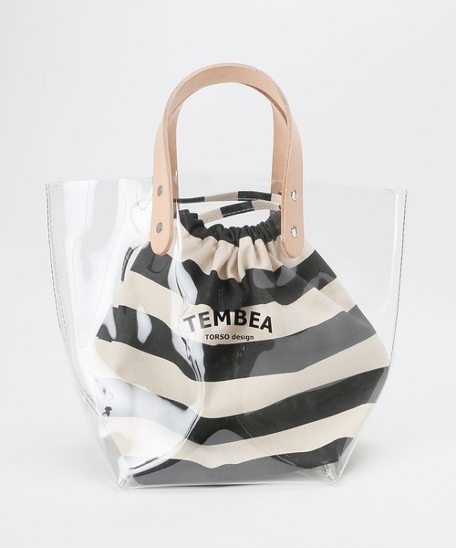 TEMBEA（テンベア）の「【TEMBEA /テンベア】WEB限定 JS別注ボーダー柄 トート（トートバッグ・レディース・ブラック/レッド・FREE）」の17枚目の写真
