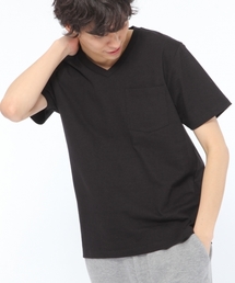 LAKOLE | 【汗ジミ軽減】USAコットンVネックTシャツ / LAKOLE(Tシャツ/カットソー)