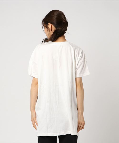 LBC（エルビーシー）の「コットンポケット刺繍Tシャツ（Tシャツ/カットソー・レディース・ホワイト/チャコールグレー/ダークグリーン・M）」の5枚目の写真