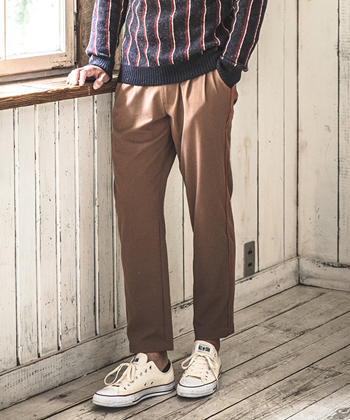 CAMBIO（カンビオ）の「mp6388 - パイピングストレッチテーパードパンツ（その他パンツ・メンズ・ブラック/グレー/キャメル・S/M/L）」の3枚目の写真