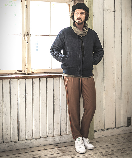 CAMBIO（カンビオ）の「mp6388 - パイピングストレッチテーパードパンツ（その他パンツ・メンズ・ブラック/グレー/キャメル・S/M/L）」の8枚目の写真