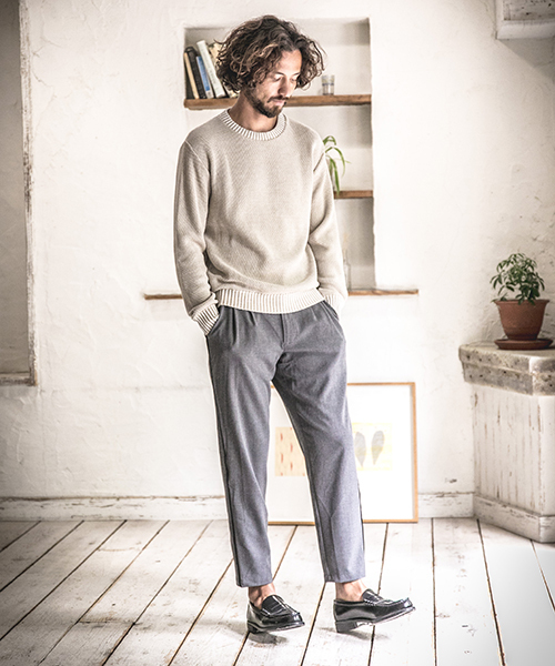 CAMBIO（カンビオ）の「mp6388 - パイピングストレッチテーパードパンツ（その他パンツ・メンズ・ブラック/グレー/キャメル・S/M/L）」の11枚目の写真