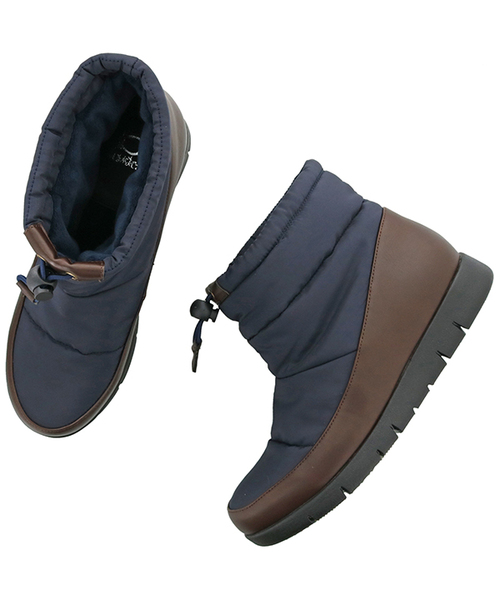 byあしながおじさん（バイアシナガオジサン）の「◆ byあしながおじさん ◆　スノーブーツ　8490021（レインシューズ・レディース・ブラック/ネイビー/アイボリー/ブラウン・LL/M/S/L）」の6枚目の写真