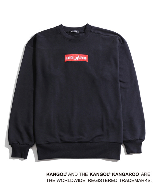 KANGOL（カンゴール）の「∴WEGO/KANGOL SPORT別注BOXロゴスウェット（スウェット・レディース・ホワイト/ブラック・FREE）」の4枚目の写真