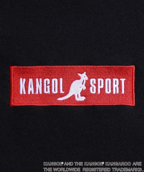 KANGOL（カンゴール）の「∴WEGO/KANGOL SPORT別注BOXロゴスウェット（スウェット・レディース・ホワイト/ブラック・FREE）」の5枚目の写真