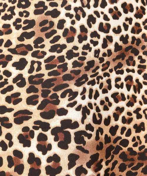 natural couture(ナチュラルクチュール)の「ヒョウ柄&小花ロングフレアスカート(スカート・レディース・ネイビー/グリーン/ブラウン系その他/ベージュ系その他・FREE)」の7枚目の写真