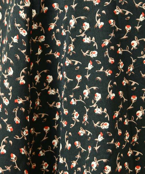 natural couture(ナチュラルクチュール)の「ヒョウ柄&小花ロングフレアスカート(スカート・レディース・ネイビー/グリーン/ブラウン系その他/ベージュ系その他・FREE)」の21枚目の写真