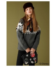 MOUSSY | MD MICKEY FACE KNIT(ニット/セーター)
