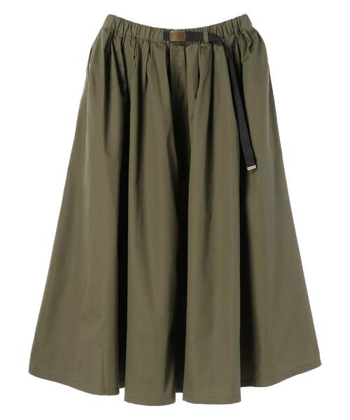 earth music&ecology（アースミュージックアンドエコロジー）の「・ベルト付きカラースカート ●（スカート・レディース・ブラック/カーキ/ライトブラウン/ダークパープル/マスタード/ダークブルー・FREE）」の13枚目の写真