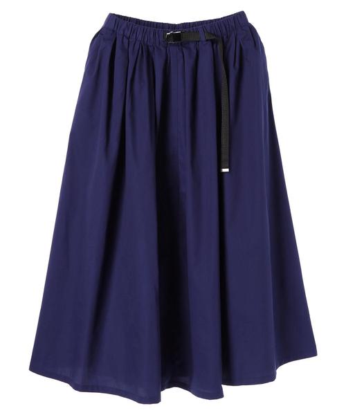 earth music&ecology（アースミュージックアンドエコロジー）の「・ベルト付きカラースカート ●（スカート・レディース・ブラック/カーキ/ライトブラウン/ダークパープル/マスタード/ダークブルー・FREE）」の15枚目の写真