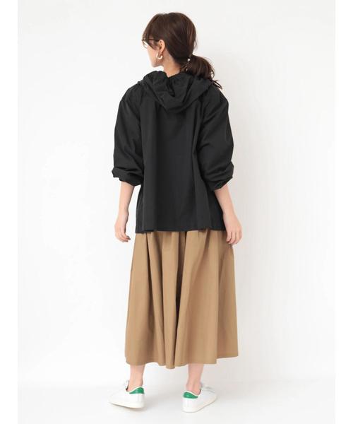 earth music&ecology（アースミュージックアンドエコロジー）の「・ベルト付きカラースカート ●（スカート・レディース・ブラック/カーキ/ライトブラウン/ダークパープル/マスタード/ダークブルー・FREE）」の18枚目の写真