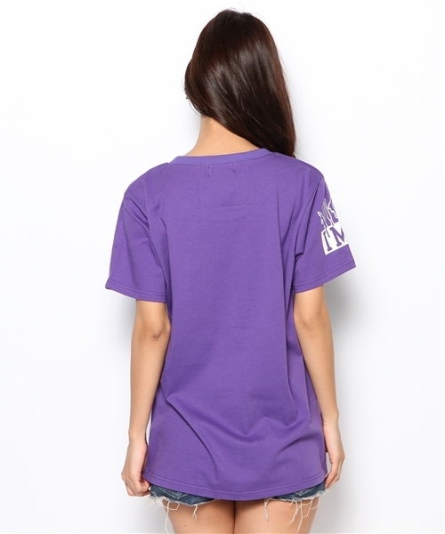 DANCE LB-03（ダンス エルビー・ゼロスリー）の「KILLA BoysＴシャツ（Tシャツ/カットソー・レディース・パープル系/ブラック系/ホワイト系・FREE）」の9枚目の写真