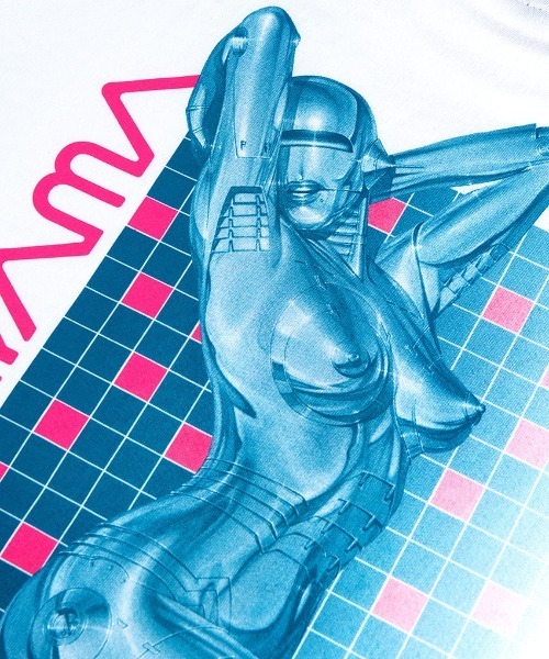 Sync.(スィンク)の「Sync.【HAJIME SORAYAMA】TEE "SEXY ROBOT 02"(Tシャツ/カットソー・メンズ・ホワイト×ブルー/ホワイト×ブラック・XX-LARGE/X-LARGE/LARGE/MEDIUM/SMALL)」の7枚目の写真