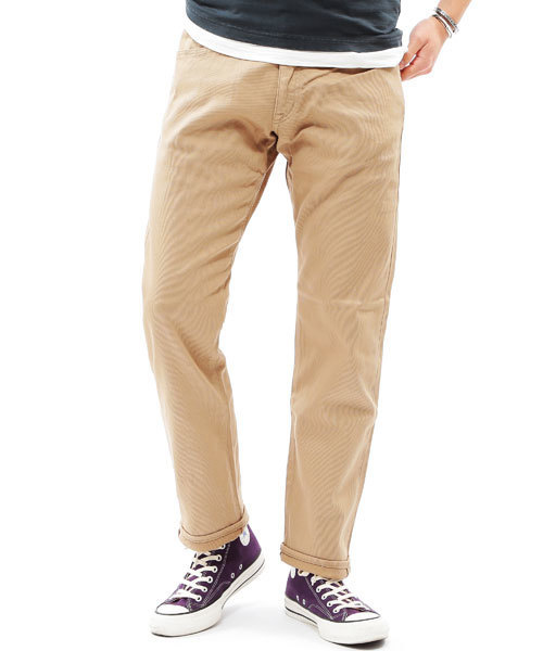 BEAMS PLUS（ビームスプラス）の「BEAMS PLUS / ストレッチ ピケパンツ (レギュラー)（その他パンツ・メンズ・ホワイト/オフホワイト/ベージュ/ネイビー・LARGE/SMALL/X-LARGE/X-SMALL/MEDIUM）」の4枚目の写真