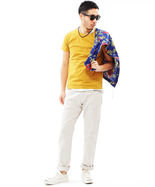 BEAMS PLUS（ビームスプラス）の「BEAMS PLUS / ストレッチ ピケパンツ (レギュラー)（その他パンツ・メンズ・ホワイト/オフホワイト/ベージュ/ネイビー・LARGE/SMALL/X-LARGE/X-SMALL/MEDIUM）」の20枚目の写真