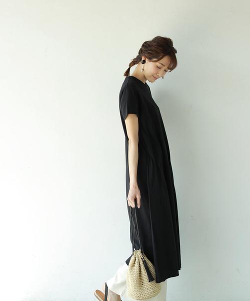 coen（コーエン）の「ペーパータッセル巾着バッグ（ショルダーバッグ・レディース・パープル/ナチュラル/モカ・FREE）」の8枚目の写真