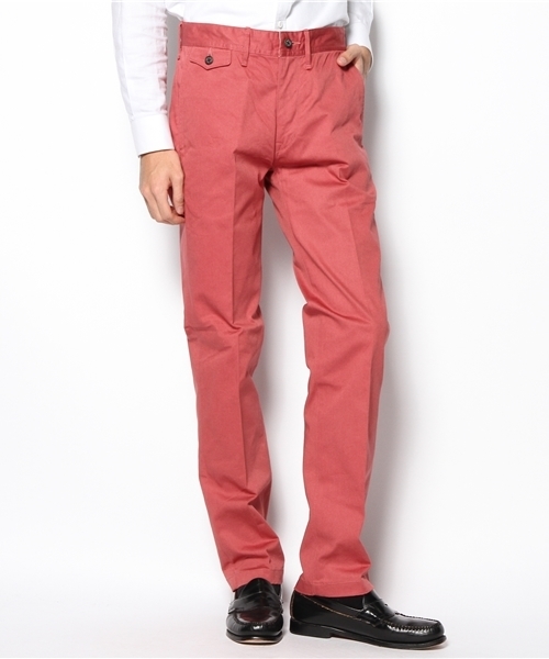 UNITED ARROWS（ユナイテッドアローズ）の「UAS コットン ストレッチスリム チノパンツ ◆（チノパンツ・メンズ・ホワイト/ライトグレー/ネイビー/コバルトブルー/レッド/ベージュ/オレンジ系その他/ケリー・42/46/50/48/44/52）」の20枚目の写真