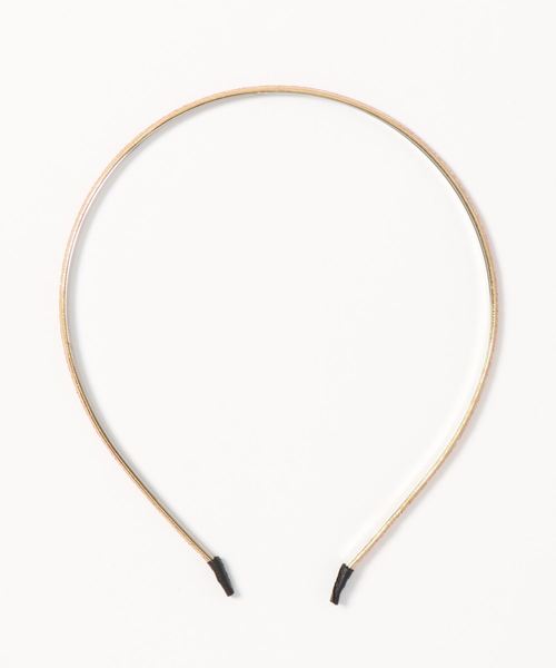 one after another NICE CLAUP（ワンアフターアナザーナイスクラップ）の「ラメカチューシャ（カチューシャ・レディース・ピンクゴールド/ブラウン・FREE）」の2枚目の写真