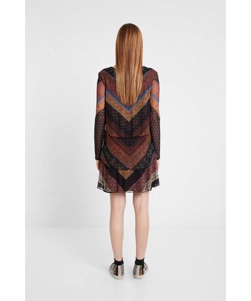 Desigual（デシグアル）の「ワンピースロングスリーブ OCRIDA（ワンピース・レディース・ブルー・2L/3L/SS/S/M/L）」の3枚目の写真