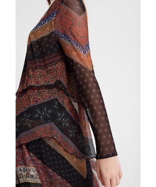 Desigual（デシグアル）の「ワンピースロングスリーブ OCRIDA（ワンピース・レディース・ブルー・2L/3L/SS/S/M/L）」の6枚目の写真