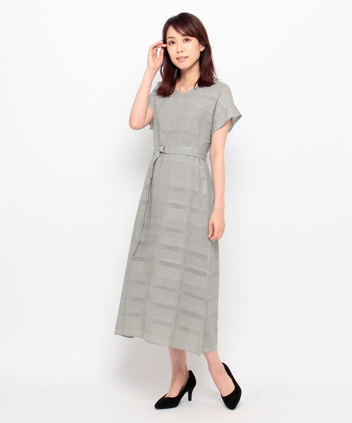 ミストボーダーレースワンピース ワンピース Modify モディファイ のファッション 注目のブランド返品okの Select ワンピース ドレス セール