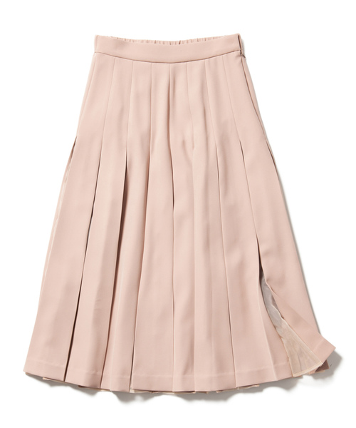 LAYMEE（レイミー）の「Mole pleats SK / モールプリーツスカート（スカート・レディース・ブラック/ベージュ/テラコッタ・FREE）」の6枚目の写真