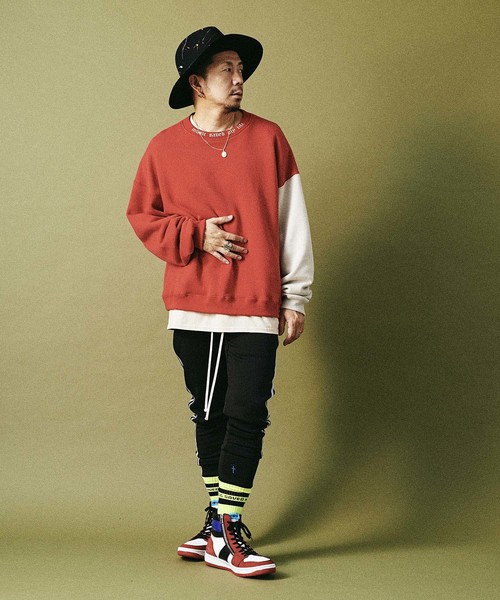 MSML(エムエスエムエル)の「2LINE JERSEY PANTS(その他パンツ・メンズ・ブラック/ブルー・S/M/L)」の13枚目の写真
