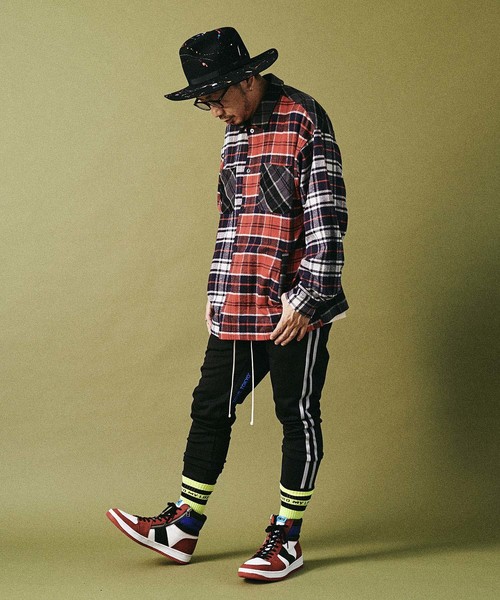 MSML(エムエスエムエル)の「2LINE JERSEY PANTS(その他パンツ・メンズ・ブラック/ブルー・S/M/L)」の14枚目の写真