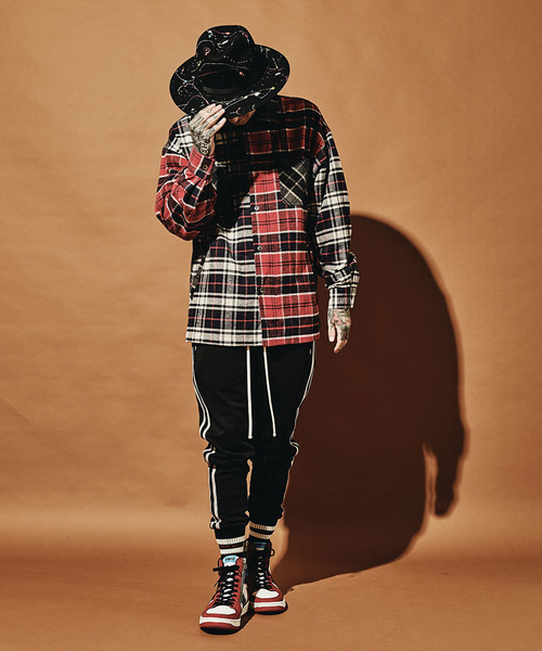 MSML(エムエスエムエル)の「2LINE JERSEY PANTS(その他パンツ・メンズ・ブラック/ブルー・S/M/L)」の19枚目の写真