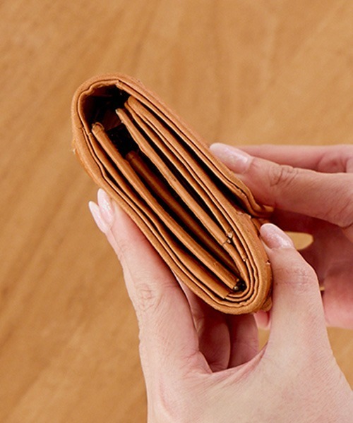 zucchero filato 二つ折り財布 レディース ボックス型小銭入れ