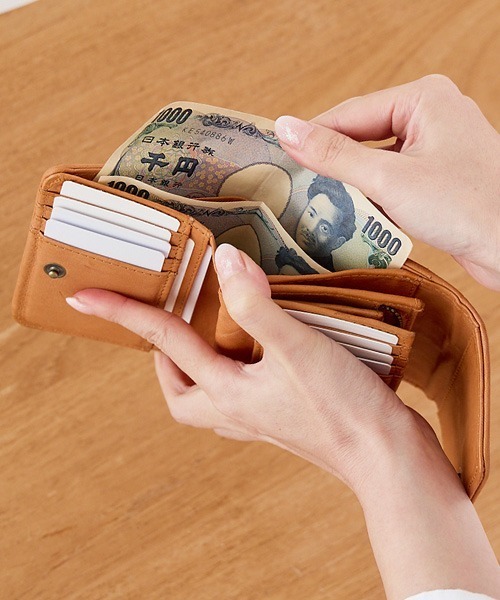 専用☆ zucchero ズッケロ 折財布 二つ折り ミニ財布 レディース 本革