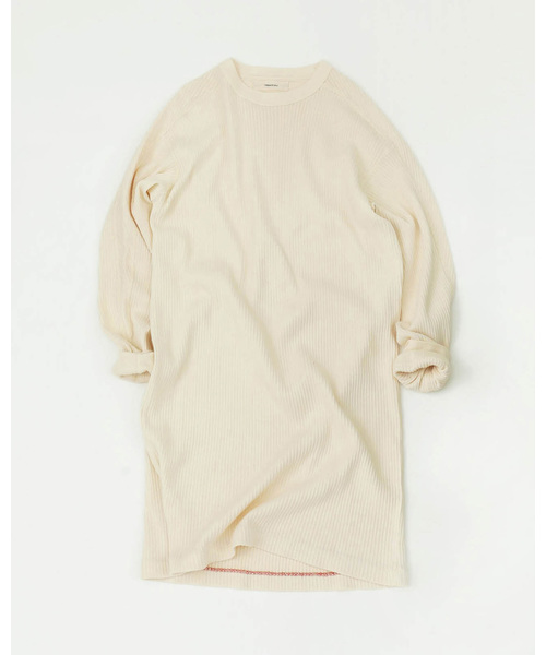 TODAYFUL(トゥデイフル)の「Vintageリブワンピース(ワンピース・レディース・ベージュ/キナリ・FREE)」の5枚目の写真