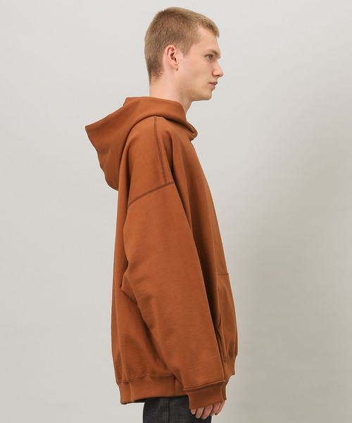 markaware（マーカウェア）の「【MARKAWARE】ヒュージパーカー/A19D-04CS01C（パーカー・メンズ・ブラウン/ブラック・1/2）」の4枚目の写真