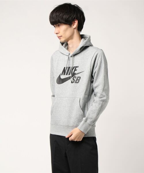 NIKE SB enigmaフード付きパーカー ライトグレー Sサイズ NIKE SB
