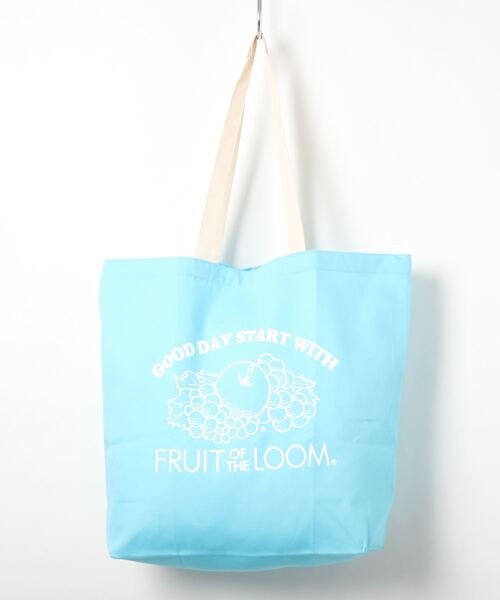 FRUIT OF THE LOOM（フルーツオブザルーム）の「【FRUIT OF THE LOOM】BRAIDED CORD TOTE BAG/サブバッグ/エコバッグ（トートバッグ・レディース・ピンク/ラベンダー/オレンジ/イエロー/オフホワイト/ミント/サックスブルー・FREE）」の14枚目の写真