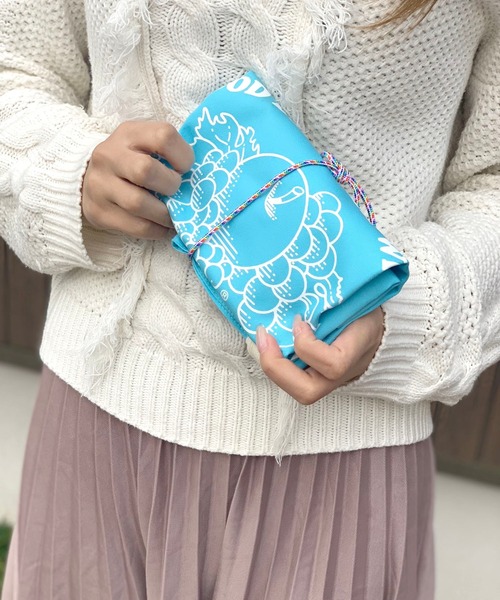 FRUIT OF THE LOOM（フルーツオブザルーム）の「【FRUIT OF THE LOOM】BRAIDED CORD TOTE BAG/サブバッグ/エコバッグ（トートバッグ・レディース・ピンク/ラベンダー/オレンジ/イエロー/オフホワイト/ミント/サックスブルー・FREE）」の13枚目の写真