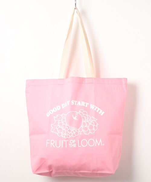 FRUIT OF THE LOOM（フルーツオブザルーム）の「【FRUIT OF THE LOOM】BRAIDED CORD TOTE BAG/サブバッグ/エコバッグ（トートバッグ・レディース・ピンク/ラベンダー/オレンジ/イエロー/オフホワイト/ミント/サックスブルー・FREE）」の12枚目の写真