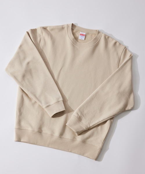 United Athle（ユナイテッドアスレ）の「季節の変わり目にも重宝する定番アイテム！【United Athle】premium cotton crew neck sweat unisex / プレミアム コットン クルーネック 無地スウェット トレーナー 裏パイル ユニセックス 10オンス 5044（スウェット・メンズ・ブラック/ホワイト/アイボリー/グレー/カーキ/グリーン/ベージュ/ライトグリーン/パープル/ロイヤルブルー/イエロー/ダークブラウン/ライトカーキ/ピンク/ライトブルー/オリーブ/バーガンディー/レッド/ゴールド/オレンジ/チャコールグレー/ネイビー/スミクロ/ストーン/アッシュ/ライトイエロー/インディゴブルー・XL/S/M/L/XXL）」の10枚目の写真