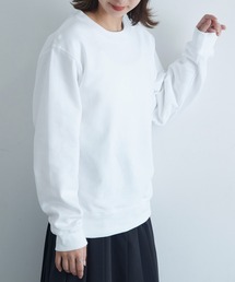 SETUP7（セットアップセブン）の「季節の変わり目にも重宝する定番アイテム！【United Athle】premium cotton crew neck sweat unisex / プレミアム コットン クルーネック 無地スウェット トレーナー 裏パイル ユニセックス 10オンス / 菅田将暉・山下智久・目黒蓮・川口春奈・新木優子・指原莉乃・田中みな実・JENNIE などのスタイルを参考にした着こなしに 5044（スウェット）」