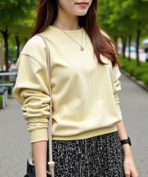 United Athle（ユナイテッドアスレ）の「季節の変わり目にも重宝する定番アイテム！【United Athle】premium cotton crew neck sweat unisex / プレミアム コットン クルーネック 無地スウェット トレーナー 裏パイル ユニセックス 10オンス 5044（スウェット）」