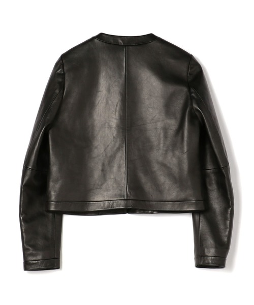 購入の正規品 【セール】ESTNATION / ラムレザーノーカラージャケット（ノーカラージャケット）｜ESTNATION（エストネーション）のファッション オンラインショッピングも pu