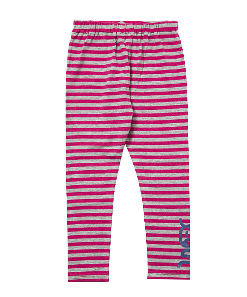 X-girl Stages(エックスガールステージス)の「STRIPE LONG LEGGINGS (4T~7T)/ ボーダー / レギンス(レギンス/スパッツ・キッズ・ネイビー/レッド/ピンク・4T/5T/6T/7T)」の3枚目の写真