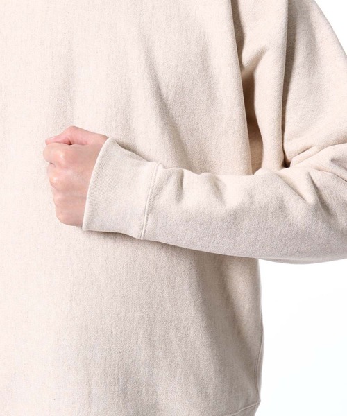 BATONER（バトナー）の「【BATONER】別注 吊裏毛スウェット（スウェット・メンズ・ベージュ・M/L）」の4枚目の写真