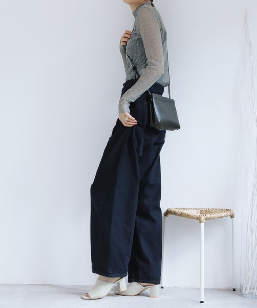 VIVIAN（ヴィヴィアン）の「スクエアトゥミュールサンダル（サンダル・レディース・ベージュ/ブラック/キャメル/グレー系その他7/アイボリー/パイソン/E/ダークブラウン/グレー/ブラック系その他3・SS/S/M/L/LL）」の20枚目の写真