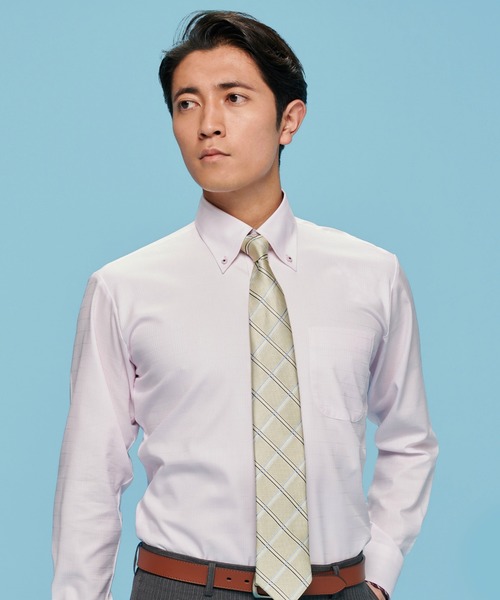 セール 形態安定 ノーアイロン レイヤードクール ボタンダウン長袖ビジネスワイシャツ ビジネスシャツ Tokyo Shirts トウキョウシャツ のファッション通販 Zozotown