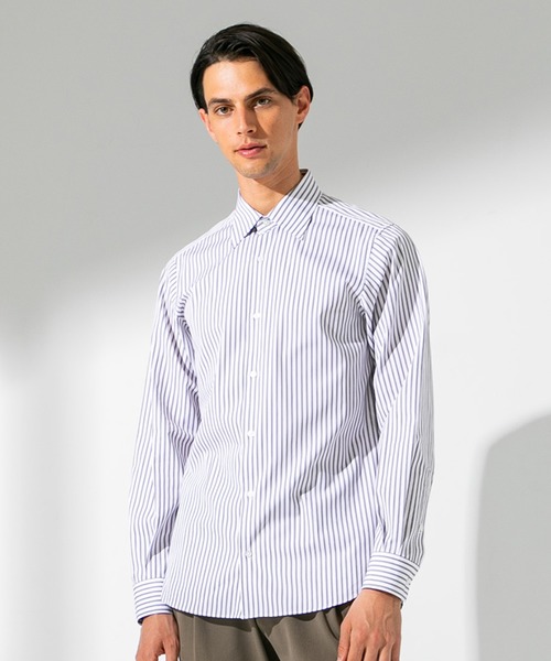 UNITED TOKYO（ユナイテッドトウキョウ）の「THOMAS MASON　レギュラーシャツ（シャツ/ブラウス・メンズ・ブラウン/オフホワイト/グリーン・1/2/3）」の2枚目の写真