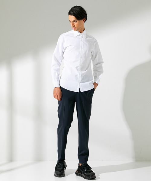 UNITED TOKYO（ユナイテッドトウキョウ）の「THOMAS MASON　レギュラーシャツ（シャツ/ブラウス・メンズ・ブラウン/オフホワイト/グリーン・1/2/3）」の4枚目の写真