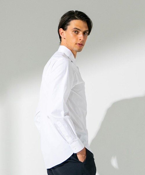 UNITED TOKYO（ユナイテッドトウキョウ）の「THOMAS MASON　レギュラーシャツ（シャツ/ブラウス・メンズ・ブラウン/オフホワイト/グリーン・1/2/3）」の7枚目の写真