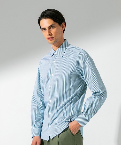 UNITED TOKYO（ユナイテッドトウキョウ）の「THOMAS MASON　レギュラーシャツ（シャツ/ブラウス・メンズ・ブラウン/オフホワイト/グリーン・1/2/3）」の13枚目の写真